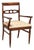 Mahogany Stained Beech Armchair For Sale