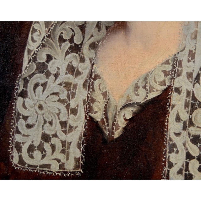 Early 18th Century Jean Ranc, Portrait of Noble Lady, 1600s, Oil on Canvas, Framed For Sale - Image 5 of 13