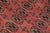 Rustic Bokhara Peach/Black Hand Knotted Wool Rug For Sale - Image 4 of 9