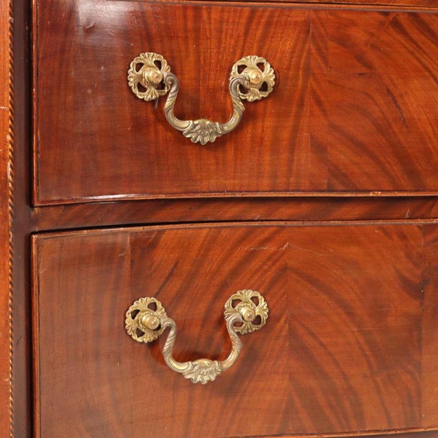 Small Chest of Drawers in Mahogany and Mahogany Feather For Sale - Image 5 of 10