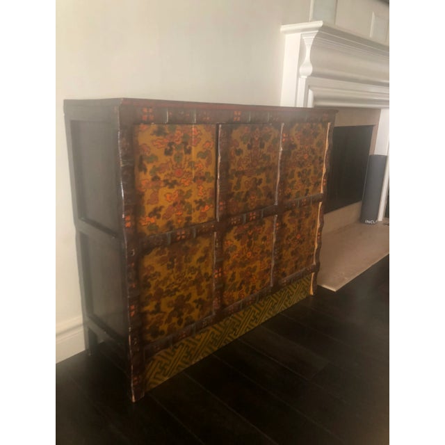 Hand Painted Tibetan Chest from Charles Jacobsen in Los Angeles