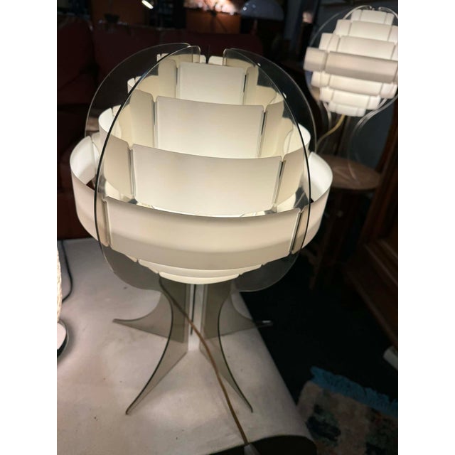 Vintage Danish Strips Lamp, 1970s For Sale - Image 6 of 7