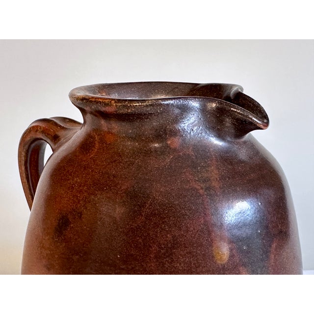 Studio Ceramic Art Jug by Elmar & Maria Kubicek, 1960s For Sale - Image 9 of 17