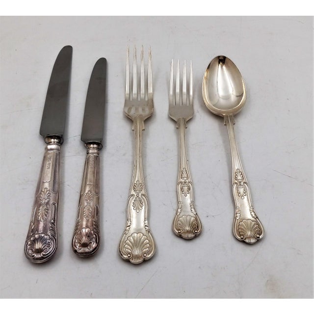 Mid 20th Century Sterling Silver Kings Flatware Set 60Pieces Chairish