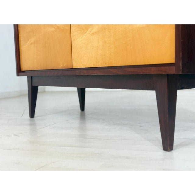 Wood Vintage Chest of Drawers in Birch, 1960s For Sale - Image 7 of 10