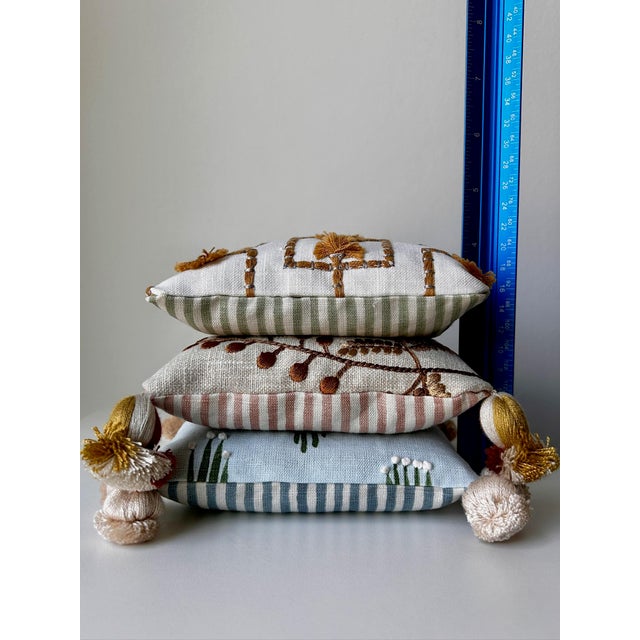 Sanderson, Schumacher, King Cotton Lavender-Filled Decorative Pillows - Collection of 3 For Sale In Washington DC - Image 6 of 12