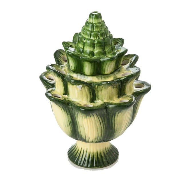 Contemporary Large Green Artichoke Tulipiere For Sale - Image 3 of 3