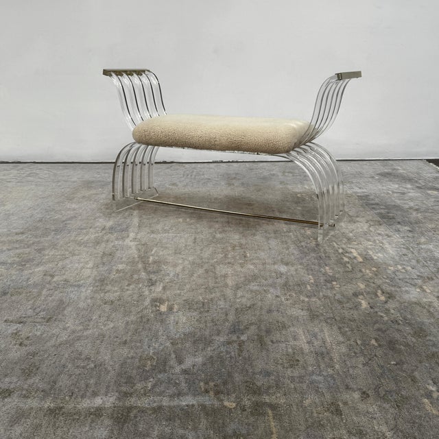 Attributed to visionary designer Charles Hollis Jones and hand-constructed by Hill Manufacturing Corp, this "Angel Wings"...