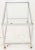 Late 20th Century Postmodern Glass and Chrome Bar Cart For Sale - Image 5 of 5