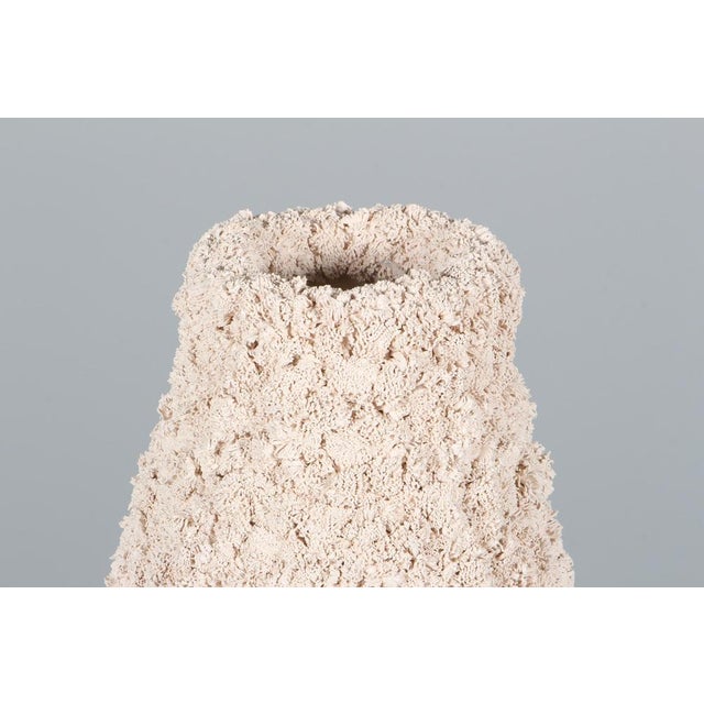 Popcorn Vase in Unglazed Ceramic by Gilles Caffier, 2000s For Sale - Image 4 of 7
