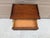 Mid-20th Century Brandt Walnut Faux Bamboo Side Table With Drawer & Magazine Rack For Sale - Image 10 of 17