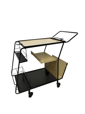 Trolley in Perforated Metal by Mathieu Matégot, 1950s