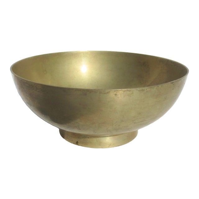 Vintage Brass CenterBowl Circa 80s' For Sale
