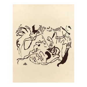 Kandinsky Woodcut for Klange 5 XXe Siecle 1975