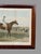 Antique Mahogany Framed Horse Litho Print For Sale - Image 9 of 12