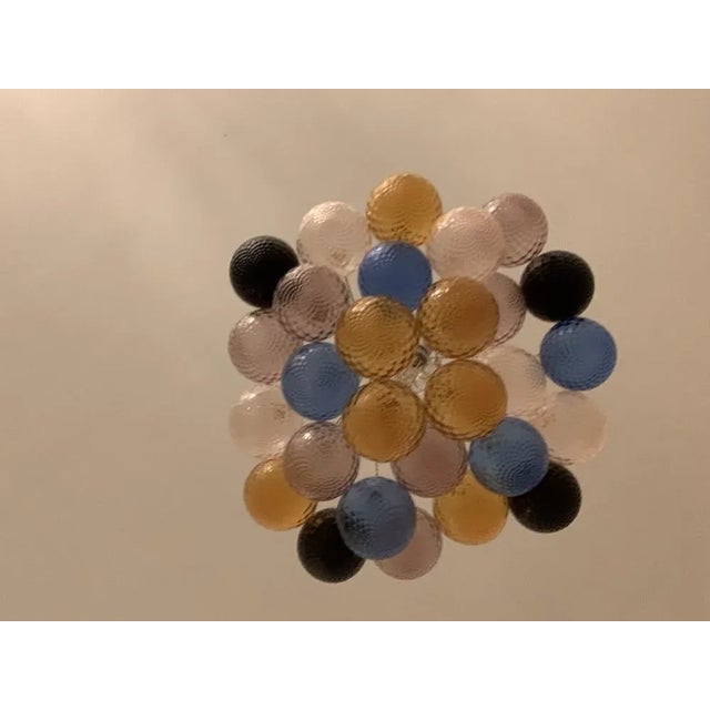 Metal Multicolors Chandelier in Murano Glass from Simoeng For Sale - Image 7 of 10