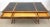 Campaign Vintage Brandt Campaign Style X-Base Writing Desk With Brass Details For Sale - Image 3 of 14