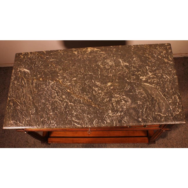 Louis XVI Console in Cherry by LM Pluvinet, 18th Century For Sale - Image 13 of 16