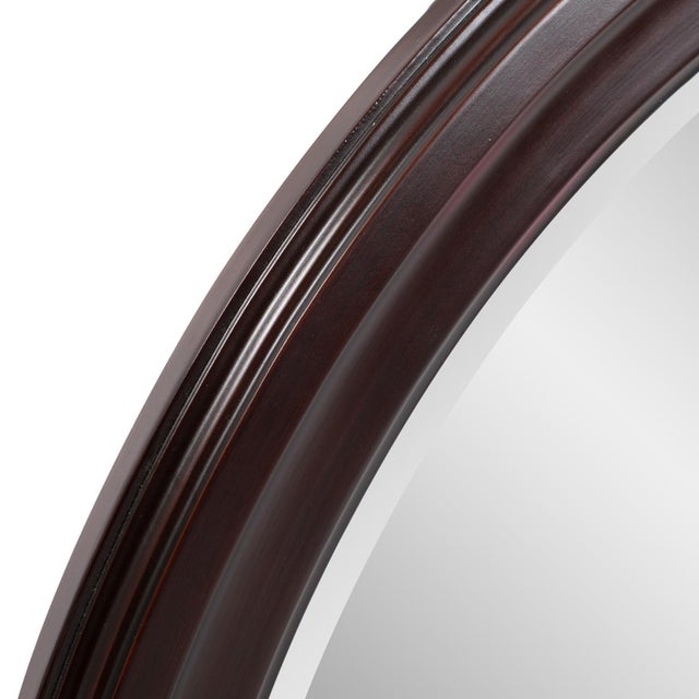 Kenneth Ludwig Chicago George Arched Mirror Brown For Sale - Image 4 of 9
