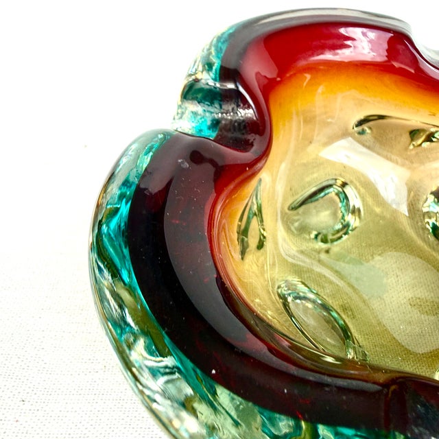 1970s Vintage Murano Glass Ashtray, 1970s For Sale - Image 5 of 11