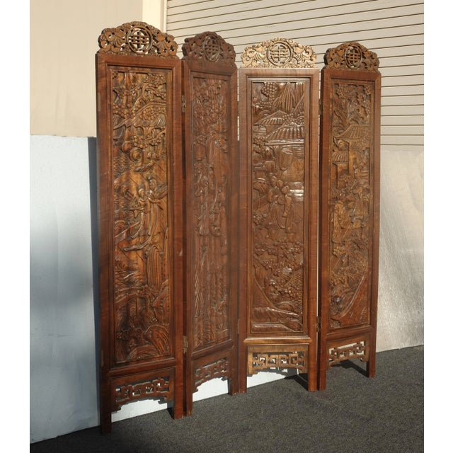 Gorgeous Screen in Great Vintage Condition. Solid and Firm. Wear is usual for its age. Please study the photos and ask...