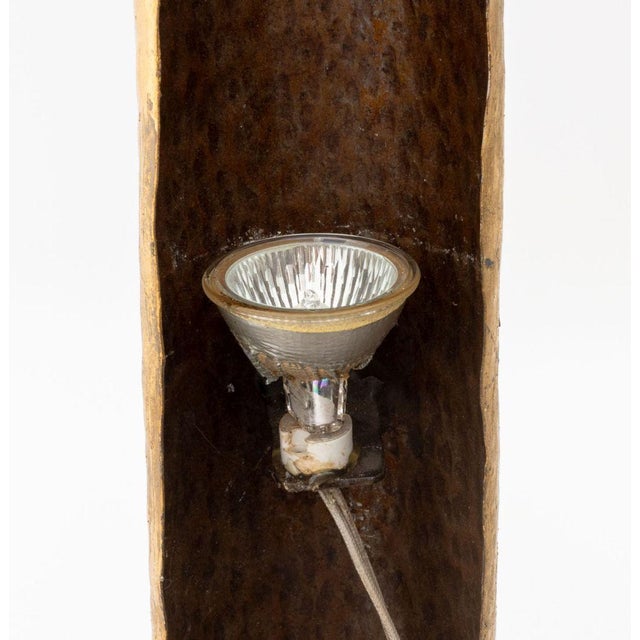 Gold Jean-Jacques Argueyrolles Gilt Metal Sconces, Pair For Sale - Image 8 of 8