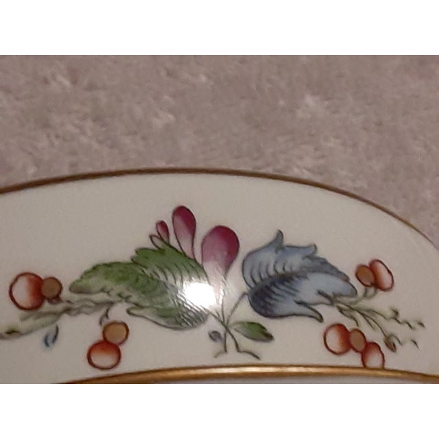 Easter Hostess Gift-1980s Unused Ginori Italian Porcelain Rare European Pattern Mini Tureen For Sale In Atlanta - Image 6 of 7