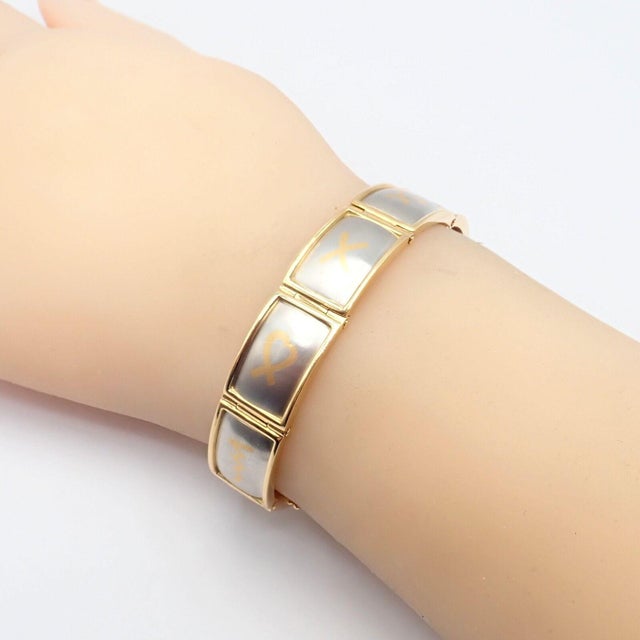 Chapado en Laton 　ゴールドコンビ　Picaso Paloma 1985 Tiffany & Co Paloma Picasso 18k Gold Love & Kisses Cuff