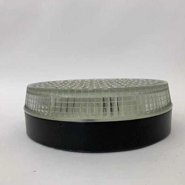 1970s Mid-Century Glass Ceiling Lamp, 1970s For Sale - Image 5 of 8