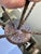 Pair Patinated Tole Metal Palm Tree 5 Arm Candlestick Holders For Sale - Image 11 of 15