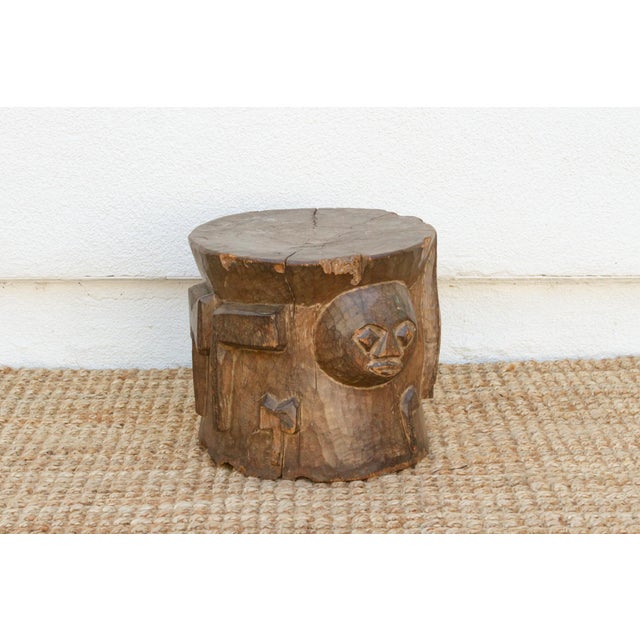 Antique Yoruba Ceremonial Pedestal Stool For Sale - Image 4 of 9