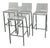 Cb2 Vapor Clear Acrylic Bar Stools, Set of Four For Sale