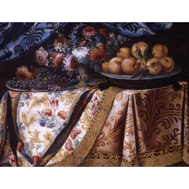 Antonio Gianlisi, Still Life, 1600s, Oil on Canvas For Sale - Image 4 of 6