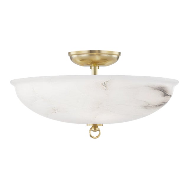 Hudson Valley Lighting Mark D. Sikes Somerset 3-Light Semi Flush For Sale