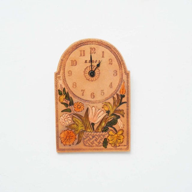 Wall Mounted Ceramic Clock by Roger Capron, 1960 For Sale - Image 3 of 13
