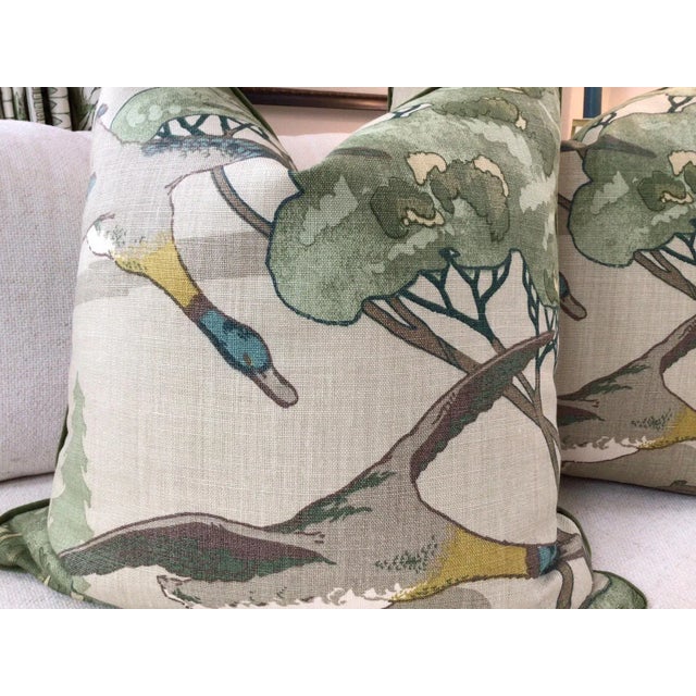 BEAUTIFUL and reminiscent of an English country Manor home, Lee Jofa's “Flying Ducks” is a lovely pattern from Mulberry...