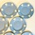Vintage English Wedgwood Jasperware Cream Intaglios on Pale Blue Appetizer or Dessert Plates - Set of 8 For Sale - Image 6 of 13