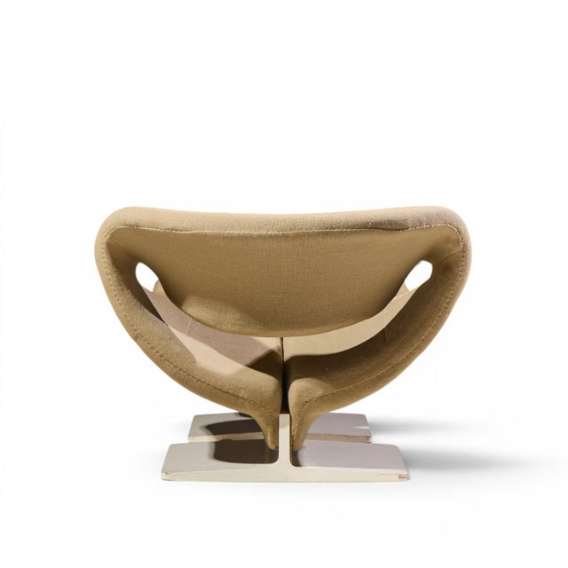 Pierre Paulin for Artifort Mid Century Ribbon Chairs With Ottoman For Sale - Image 9 of 12