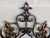 Late 20th Century Vintage Italian Regency Wrought Iron Gilt Overlay King Size Headboard For Sale - Image 5 of 12