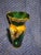 Early 20th Century Late Victorian Bohemian Emerald Green Enameled & Gilt Art Glass Beverage Set With Pitcher and Six Goblets - 7 pcs For Sale - Image 4 of 6