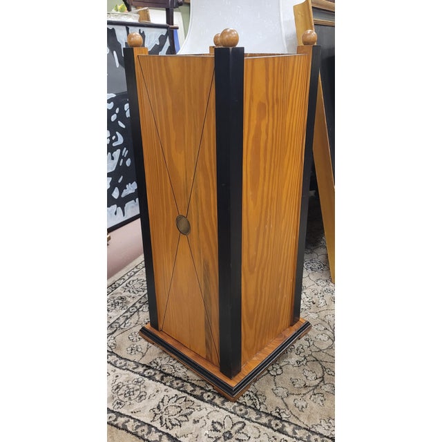Camel Vintage Trompe L' Oeil Umbrella Stand For Sale - Image 8 of 10
