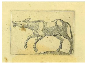 Antonio Tempesta, The Donkey, Etching, 1610s
