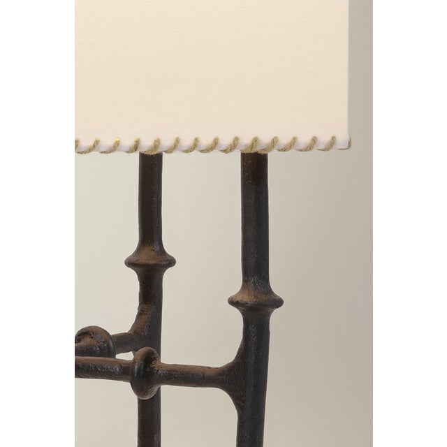 Hudson Valley Lighting Cy 12 in. 3 Light Floor Lamp in Black Iron Finish For Sale - Image 10 of 11