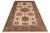 1990s Rustic Super Kazak Beige/Rust Wool Rug - 5'6'' X 8'0'' For Sale - Image 5 of 10