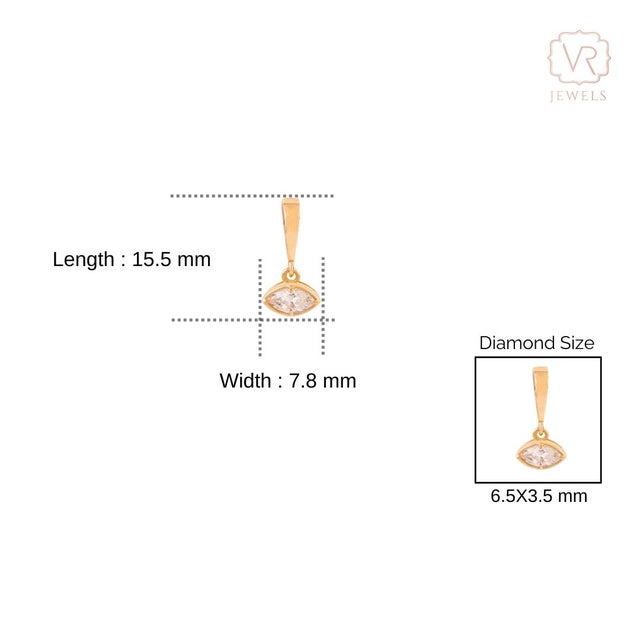 Earrly 20th Century Modern Diamond Charm Pendant in 14k Solid Gold For Sale - Image 9 of 13