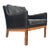Kai Lyngfeldt Larsen Lowback Lounge Chair In Rosewood + Black Leather #2 For Sale