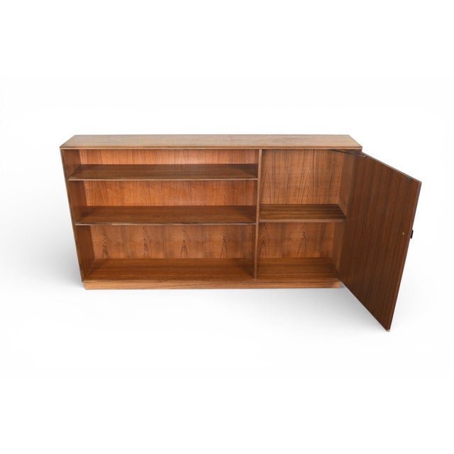 Mid 20th Century Mid 20th Century Ib Kofod Larsen "Danish Range" Low Bookcase N Teak + Rosewood, Attributed For Sale - Image 5 of 10