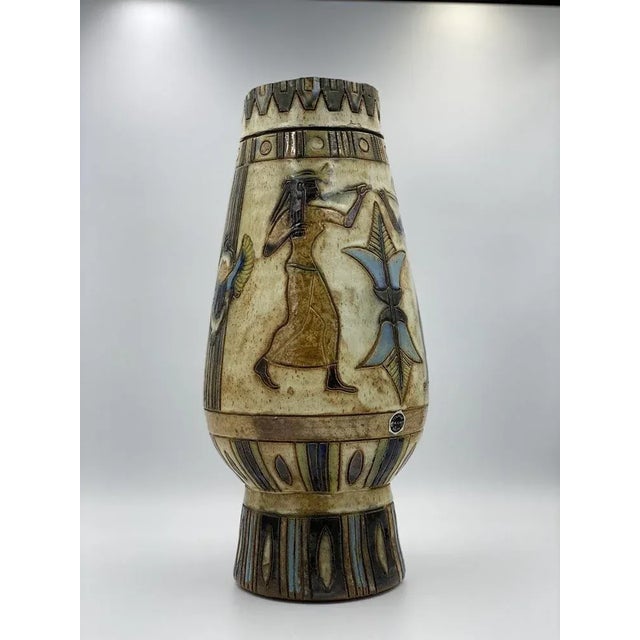 Antique Art-Deco Vase by Roger Cuerin, 1920s For Sale - Image 6 of 11