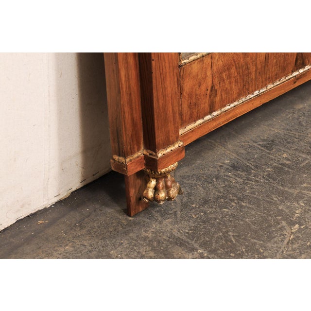 Early 19th Century French Heavily Antiqued Mirror W/Griffins For Sale - Image 11 of 12