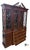 Brown Vintage Century Chippendale Style Mahogany China / Display Cabinet For Sale - Image 8 of 10